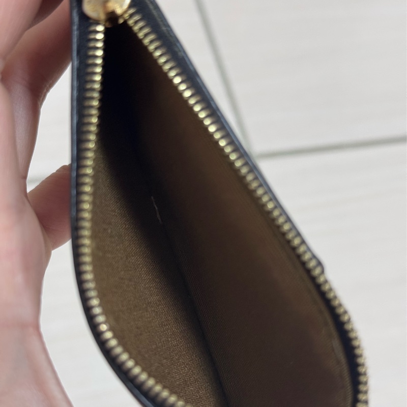 Celine 老花印花拉鍊卡片套-9