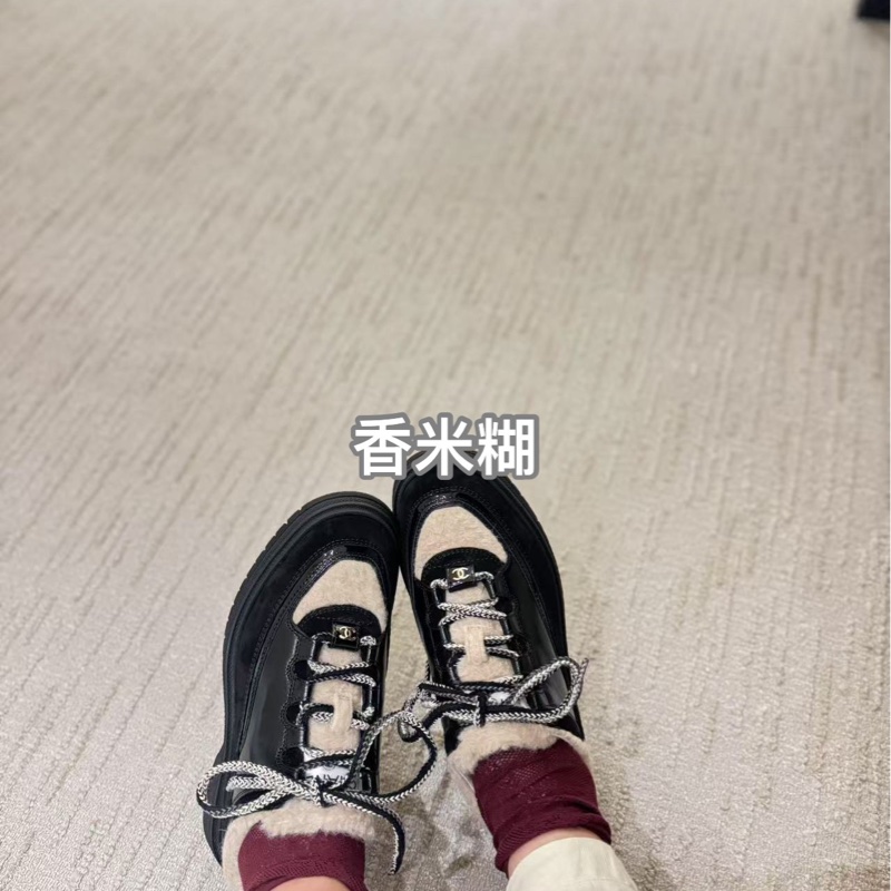 Chanel香奈兒25B最新上市毛毛泰迪休閒運動鞋-8