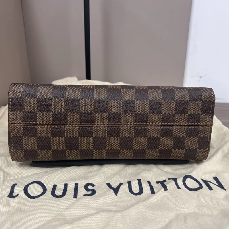 LV 棋盤格 vavin手提肩背斜背包 25*17*9.5 98新配件塵袋-4