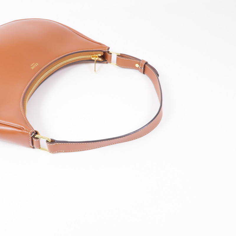 CELINE 牛皮皮革Ava金扣肩背袋-4
