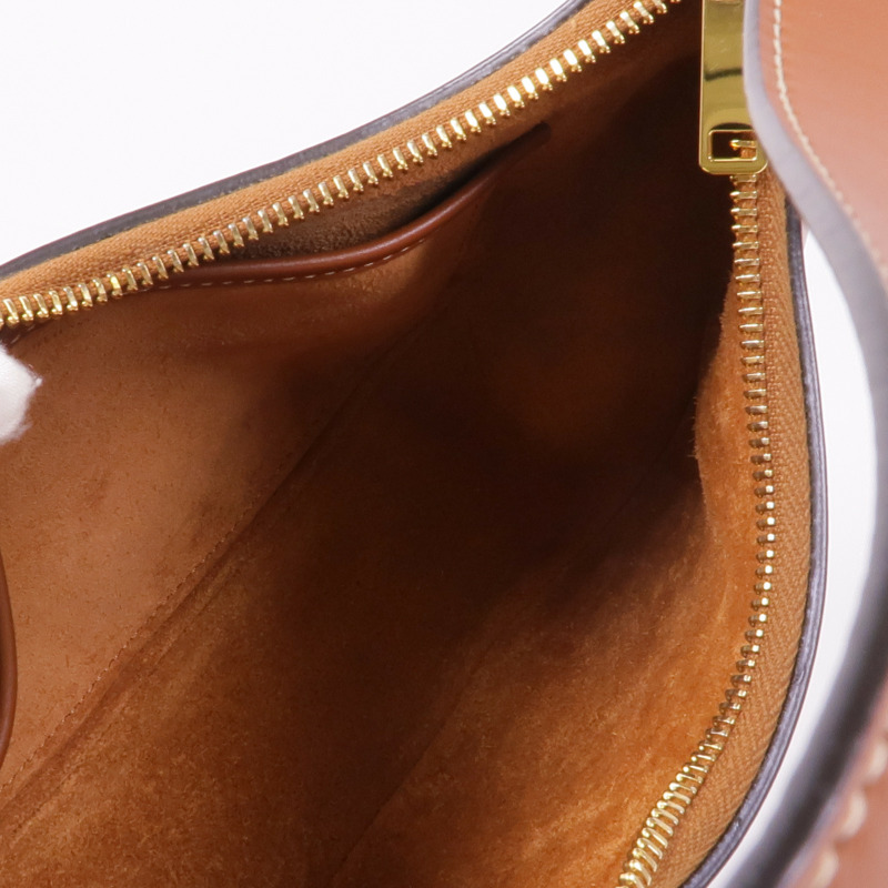 CELINE 牛皮皮革Ava金扣肩背袋-11