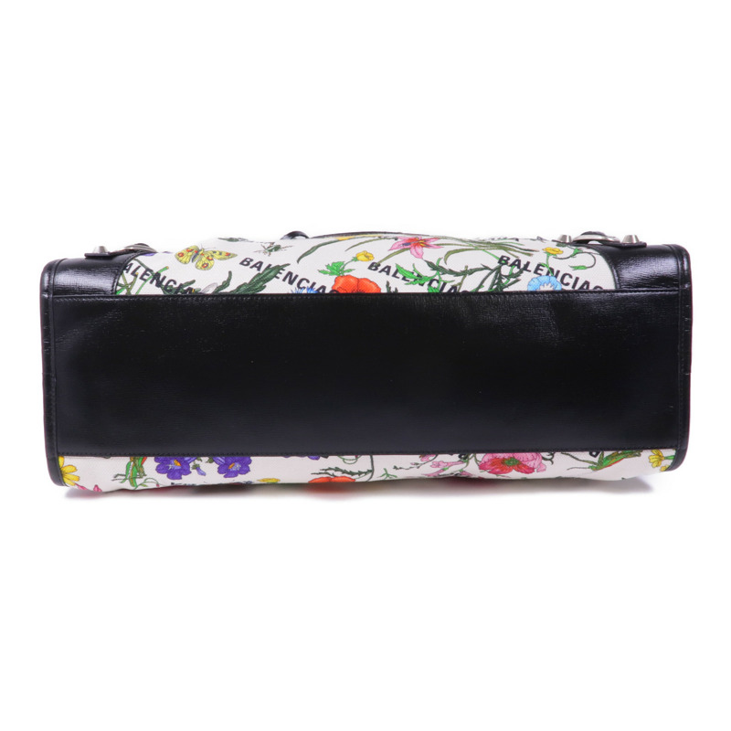 BALENCIAGA 帆布Gucci x Balenciaga Neo Classic Bag銀扣手挽肩背兩用袋-3