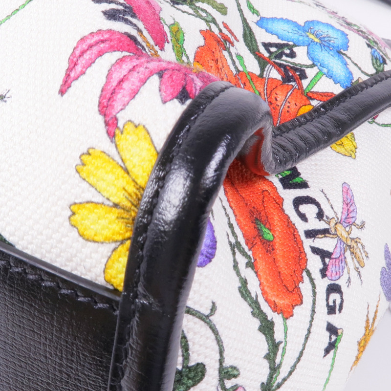 BALENCIAGA 帆布Gucci x Balenciaga Neo Classic Bag銀扣手挽肩背兩用袋-7