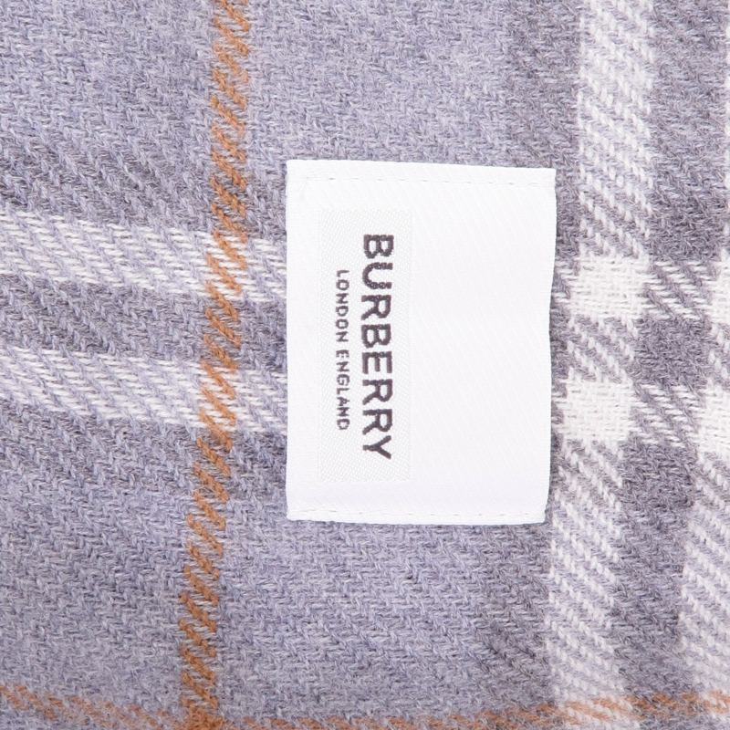 BURBERRY 羊毛Reversible Cape披肩-11