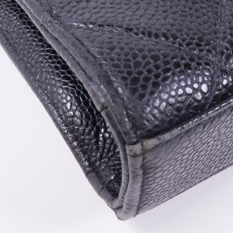 CHANEL 牛皮皮革Vintage Briefcase金扣手挽袋-8