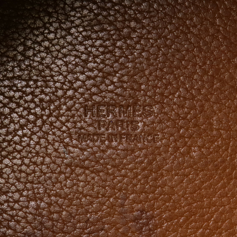 HERMES Barenia皮革Picotin PM金扣手挽袋Fauve-10