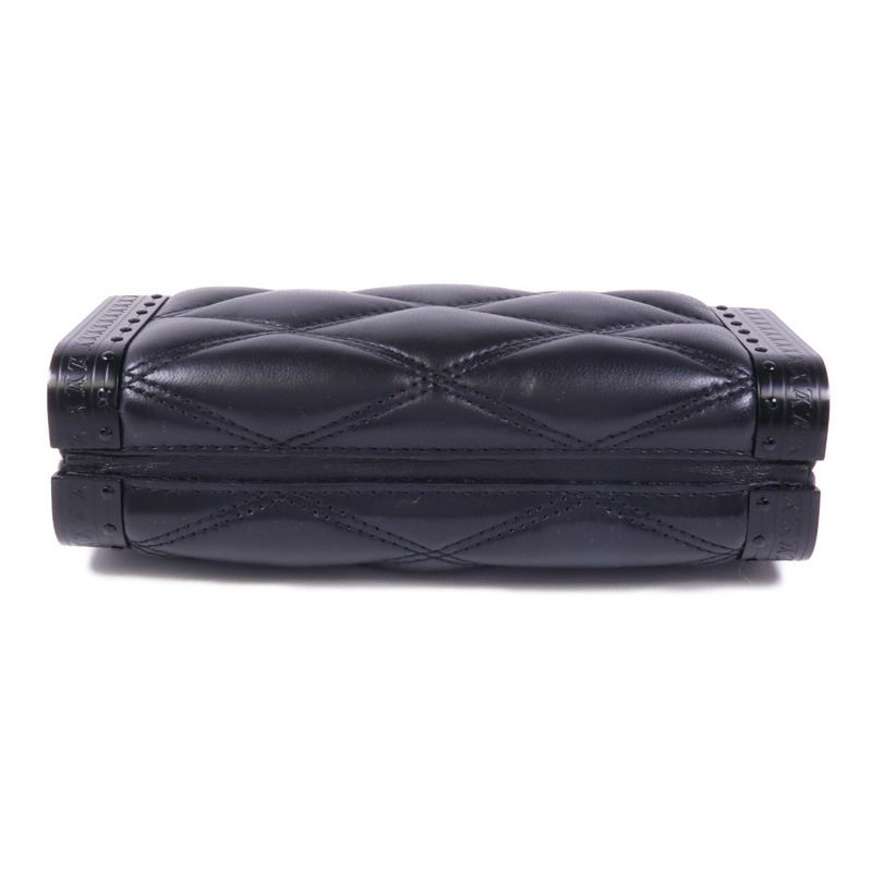 LOUIS VUITTON 羊皮皮革Vanity Case金扣肩背袋-3