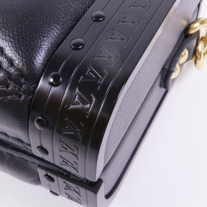 LOUIS VUITTON 羊皮皮革Vanity Case金扣肩背袋-7