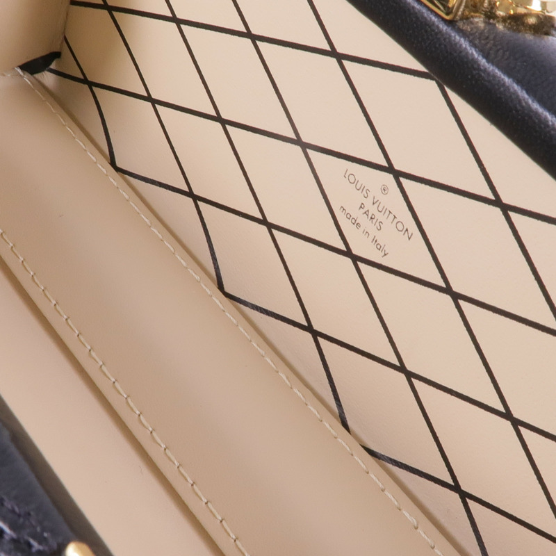 LOUIS VUITTON 羊皮皮革Vanity Case金扣肩背袋-10