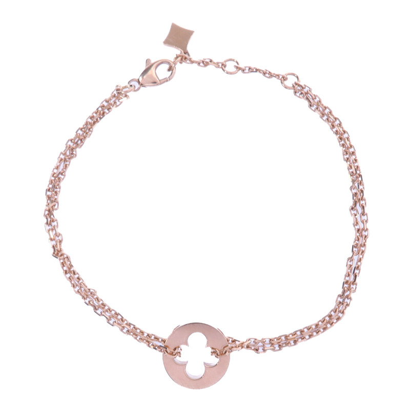 LOUIS VUITTON 18K黃金Empreinte Chain Bracelet手鏈-0