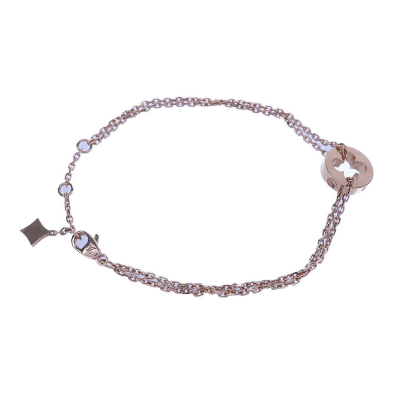 LOUIS VUITTON 18K黃金Empreinte Chain Bracelet手鏈-6