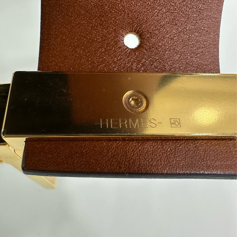 Hermes 皮繩手環 閒置新  未使用 有膜-6