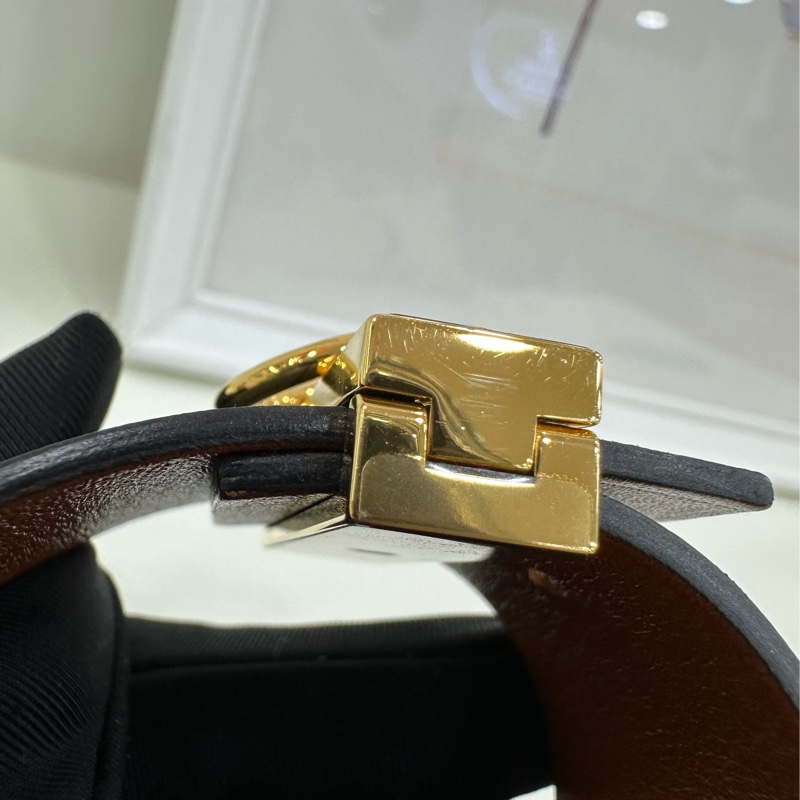 Hermes 皮繩手環 閒置新  未使用 有膜-7