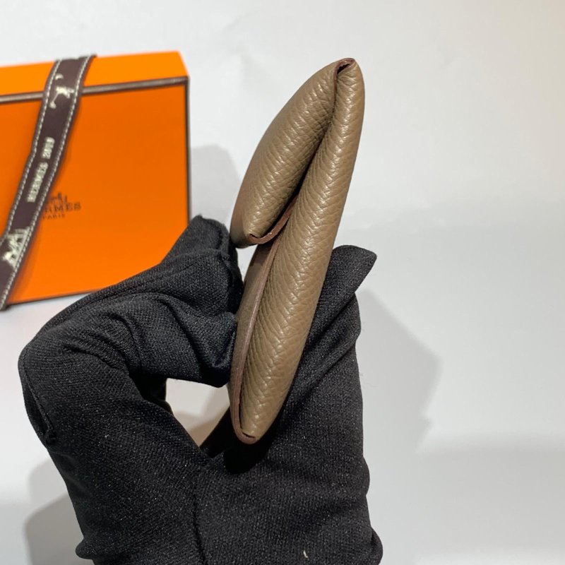 HERMES 愛馬仕 BASTIA COINSBAG 18 大象灰 零錢包/小錢包 /卡包-6