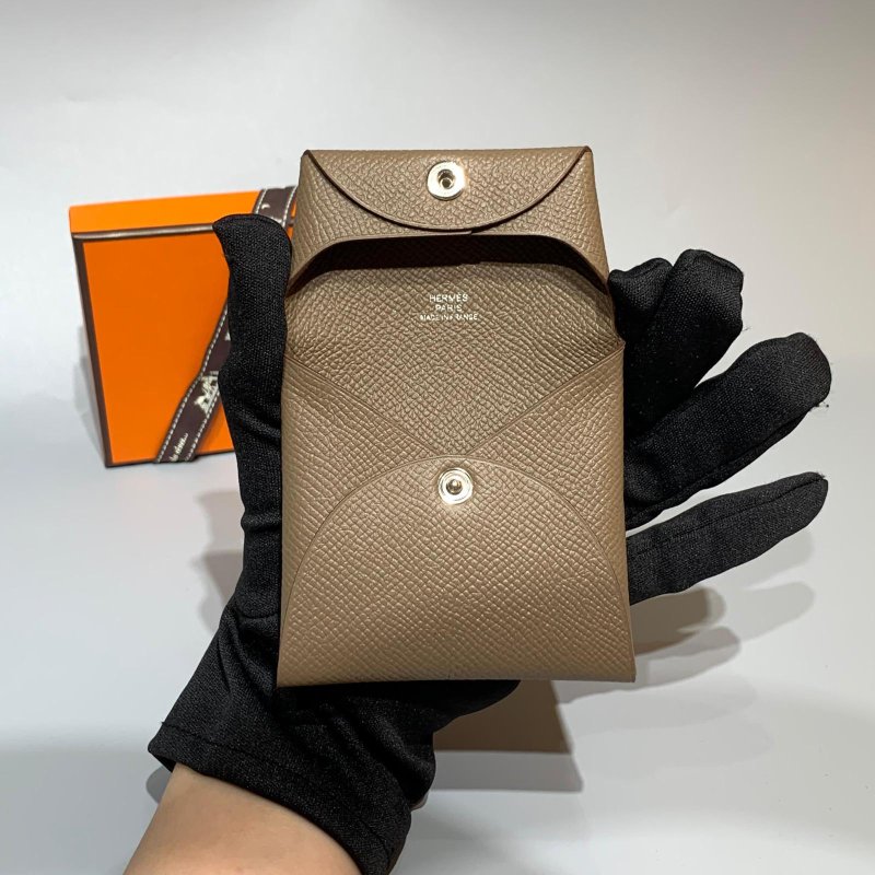 HERMES 愛馬仕 BASTIA COINSBAG 18 大象灰 零錢包/小錢包 /卡包-7