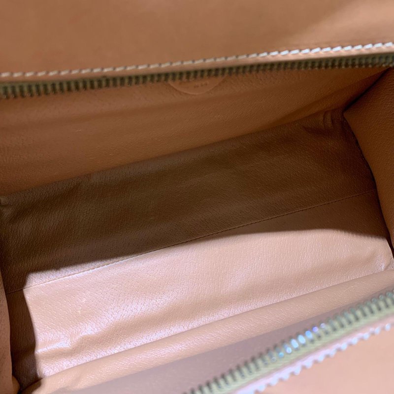 Celine Vintage Macadam Canvas hand bag 賽琳中古手提包-8