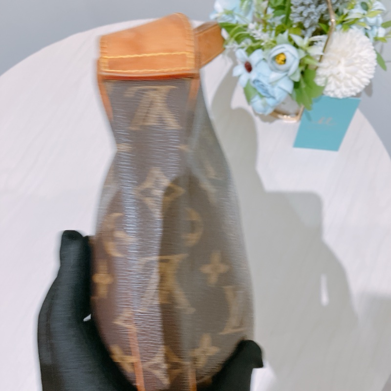 TK1786 Louis Vuitton路易威登老花豌豆包半月包 Monogram Pochette Croissant-8