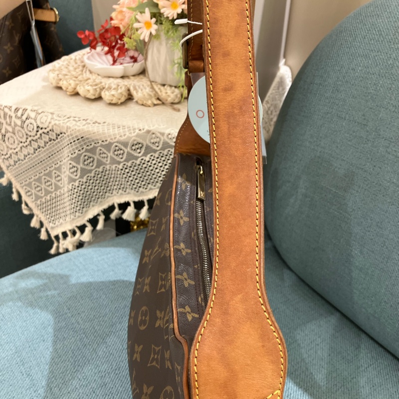 TK1786 Louis Vuitton路易威登老花豌豆包半月包 Monogram Pochette Croissant-62