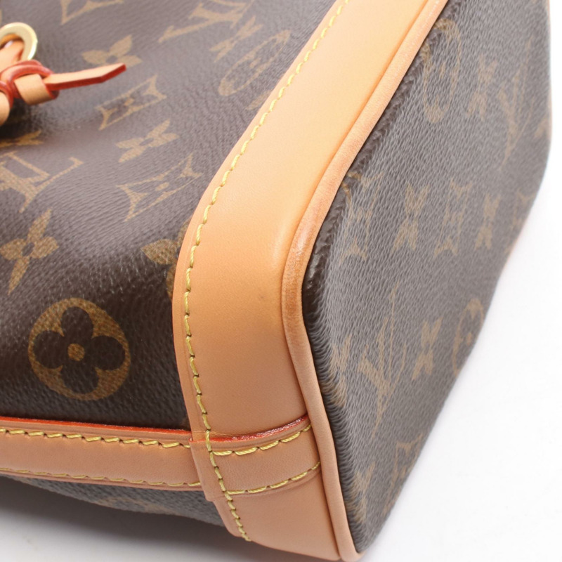 路易威登 Nano Noe 單肩手提包 M81266 Monogram 帆布棕色二手女士-5