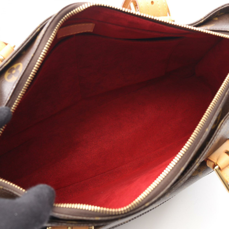 LOUIS VUITTON Multiple cite Shgoulder 手提包 M51162 Monogram 帆布 棕色 二手-2