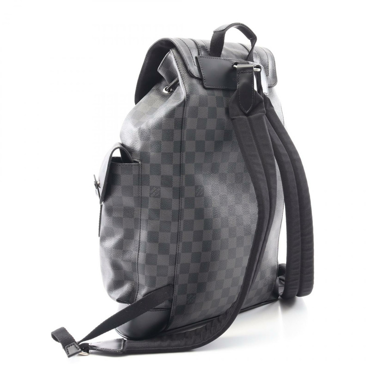 LOUIS VUITTON Christopher PM 背包 N41379 Damier graphite 黑色 二手-1