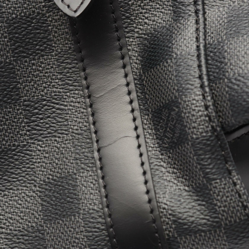 LOUIS VUITTON Christopher PM 背包 N41379 Damier graphite 黑色 二手-9