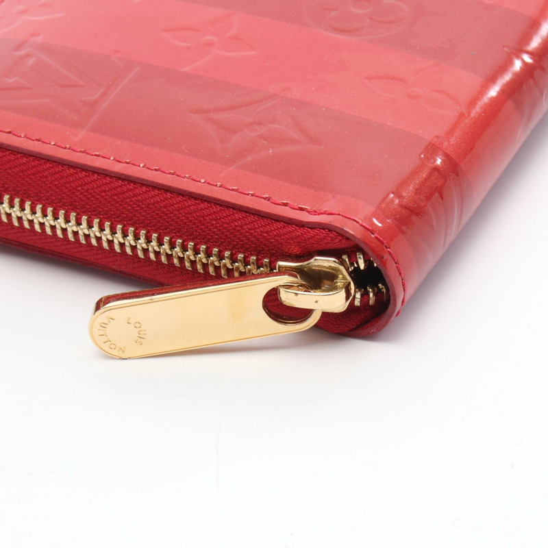 路易威登 Zippy around 長版皮夾 M58036 Vernis 皮革 Rayur 波爾多紅 二手-7