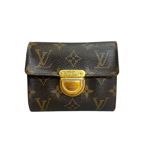 Louis Vuitton 經典曼哈頓扣頭拉鍊短夾