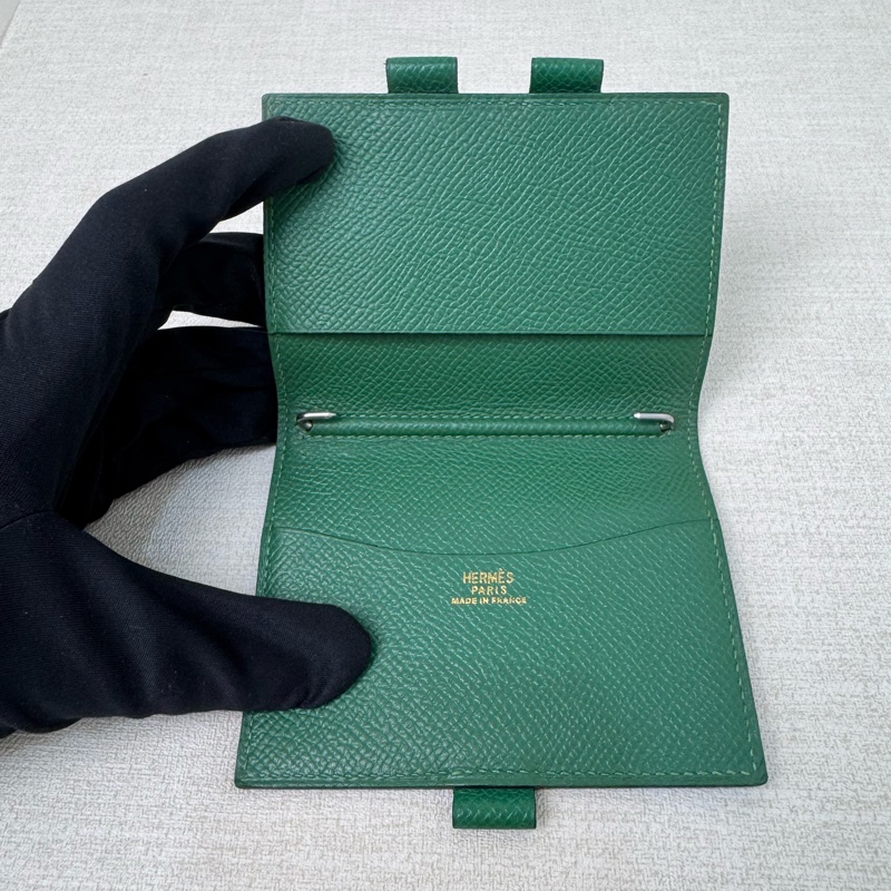 Hermes 綠色 卡夾-4