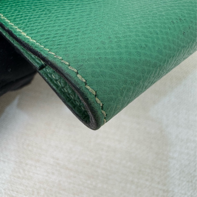 Hermes 綠色 卡夾-9