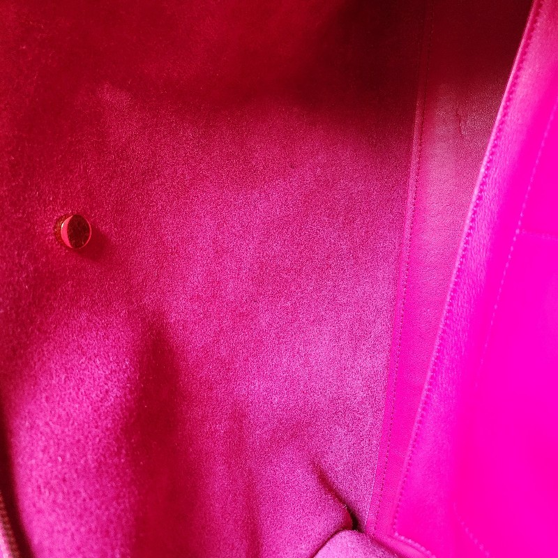 ysl-桃紅色手提托特包-20