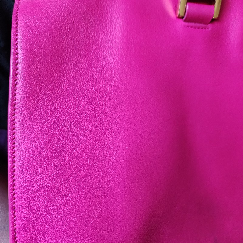 ysl-桃紅色手提托特包-49