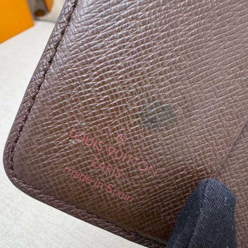 Louis Vuitton 棋盤格拉鏈零錢包兩折短夾-21