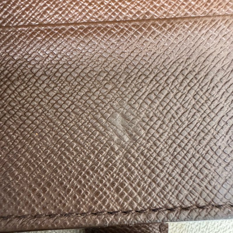 Louis Vuitton 棋盤格拉鏈零錢包兩折短夾-22