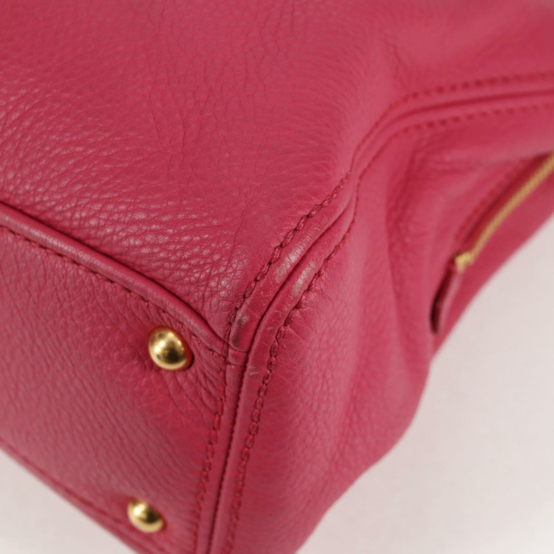 【日本直送】Miu Miu 手提包 皮革 2way 粉紅色金色 正品 am8874V-14