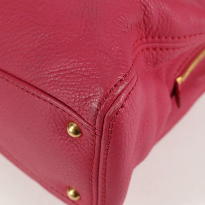 【日本直送】Miu Miu 手提包 皮革 2way 粉紅色金色 正品 am8874V-16
