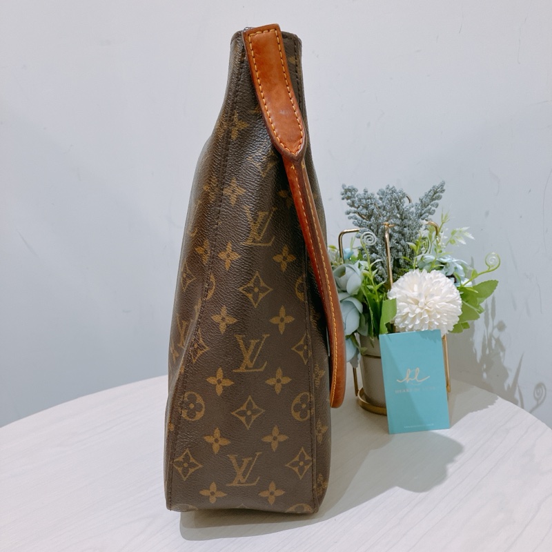 TK1783 Louis Vuitton 路易威登中古大腋下包Vintage Looping GM Shoulder Bag Monogram Canvas-12