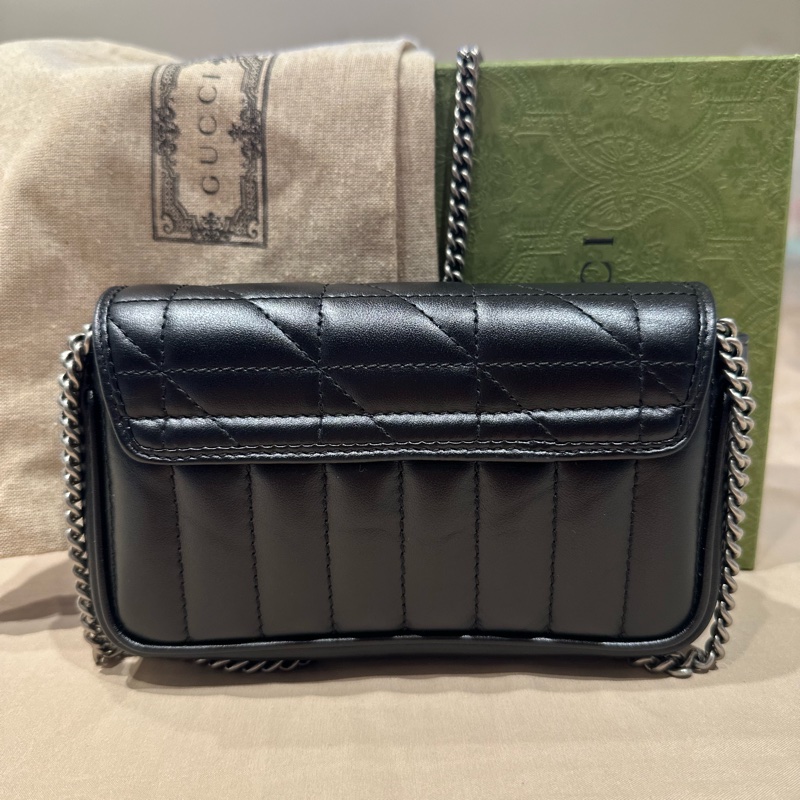 Gucci Marmont supermini 馬蒙 黑銀 牛皮-8