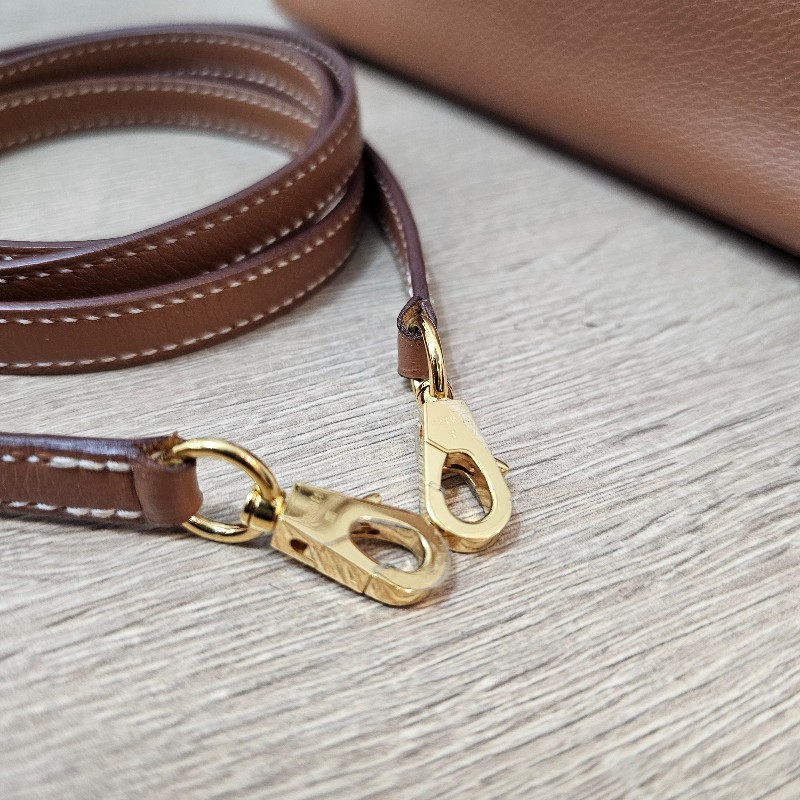 Hermes愛馬仕 37金棕金釦Mini Bolide-13