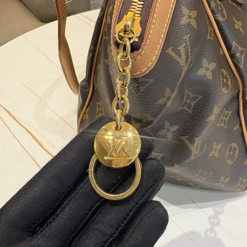 *SHIHNS名牌精品* LV Tivoli GM 手提包 Monogram 帆布皮革棕色-2