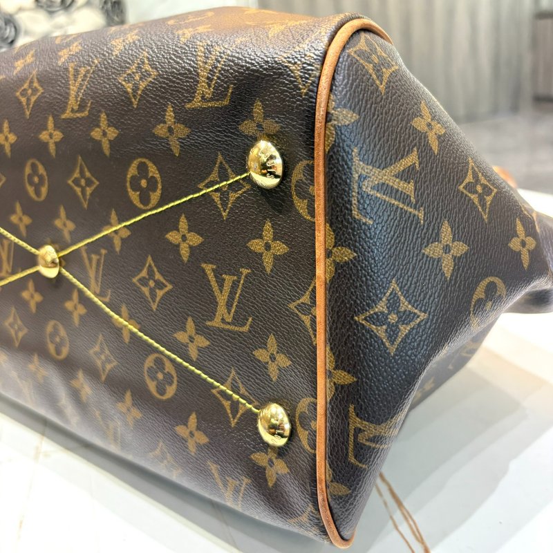 *SHIHNS名牌精品* LV Tivoli GM 手提包 Monogram 帆布皮革棕色-5