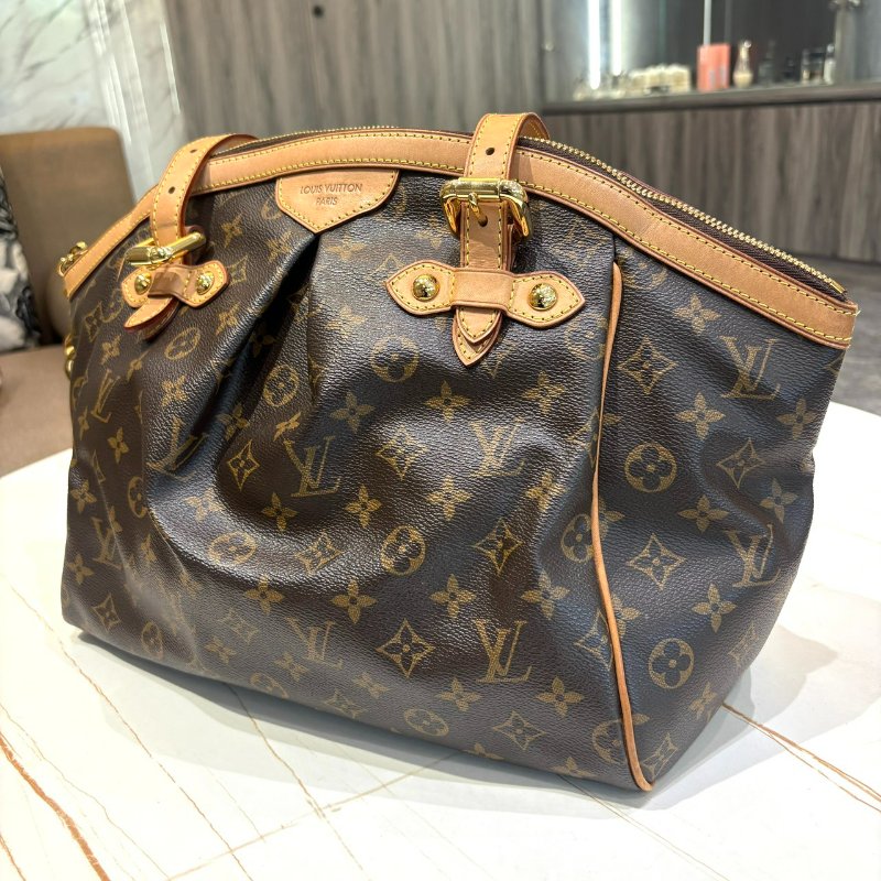 *SHIHNS名牌精品* LV Tivoli GM 手提包 Monogram 帆布皮革棕色-7