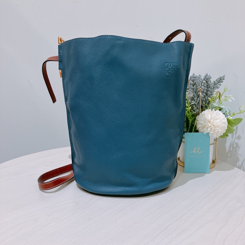 TK1787 Loewe 羅意威水桶包Gate Bucket Blue-10