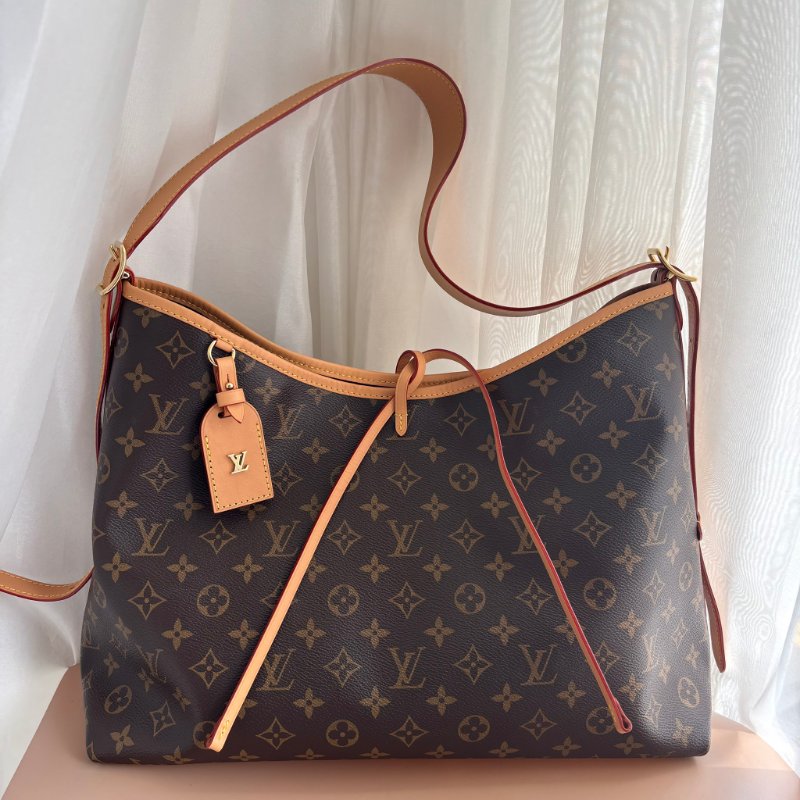 ::LOUIS VUITTON:: LV M46197 CarryAll MM Monogram 肩背包-0