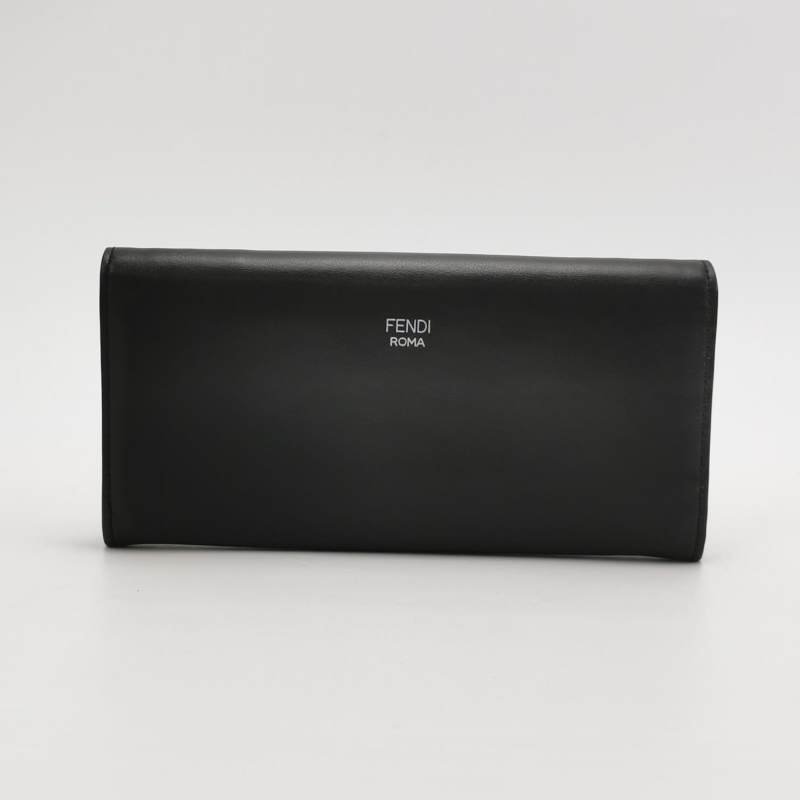 Fendi 牛皮 鉚釘 裝飾 字母 logo 斜背包 單肩包-5