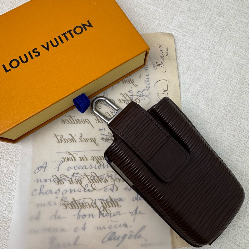 Louis Vuitton 咖啡色水波紋多功能鑰匙包-1