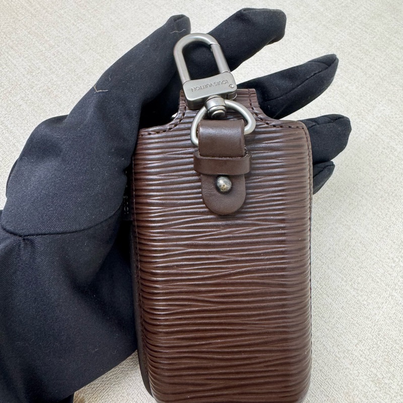 Louis Vuitton 咖啡色水波紋多功能鑰匙包-3