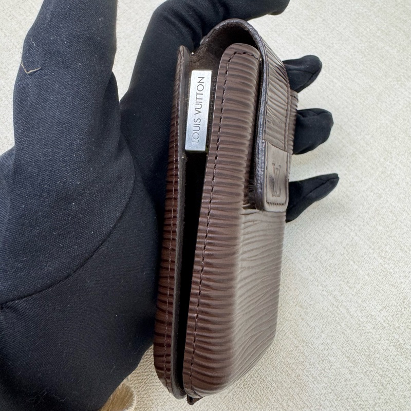 Louis Vuitton 咖啡色水波紋多功能鑰匙包-5
