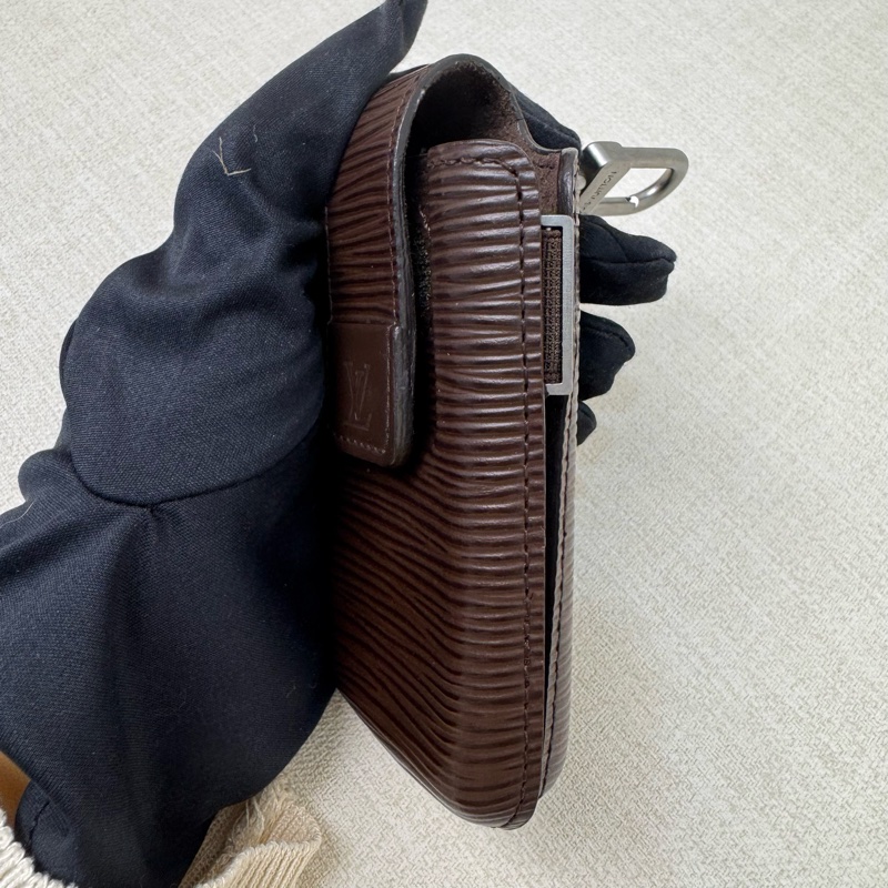 Louis Vuitton 咖啡色水波紋多功能鑰匙包-6