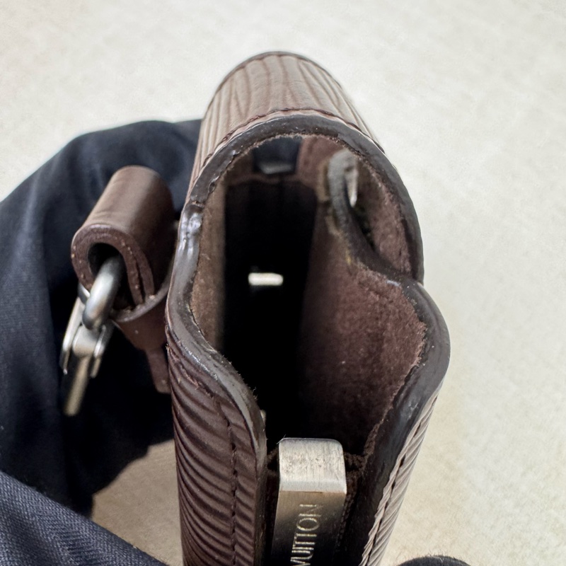 Louis Vuitton 咖啡色水波紋多功能鑰匙包-12